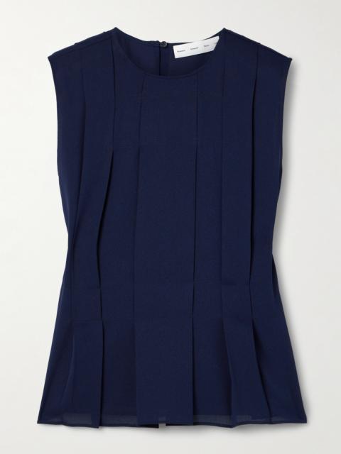 Proenza Schouler Makayla Pleated Crepe Tank