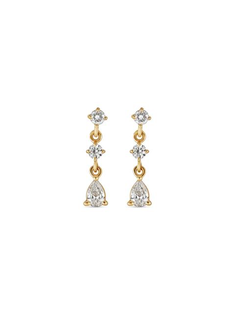 STONE AND STRAND LAB-Created Diamond Screenplay Earrings