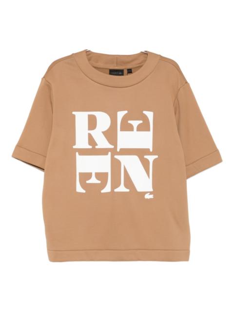 LACOSTE graphic-print cotton T-shirt