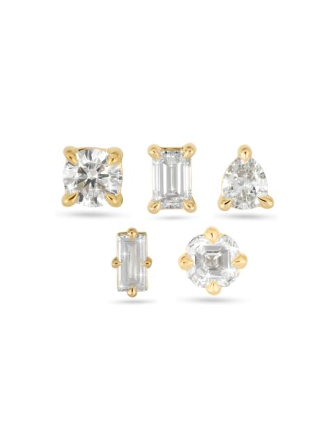 STONE AND STRAND LAB-Created Mix and Match Stud Set