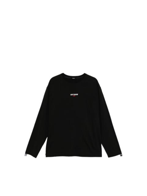 We11done LOGO-EMBROIDERED T-SHIRT