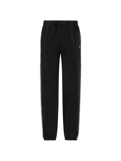 PHILIPP PLEIN strass cotton joggers