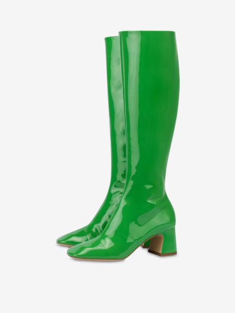 Moschino PATENT LEATHER BOOTS