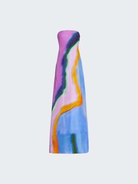 Aura Strapless Dress Multicolor