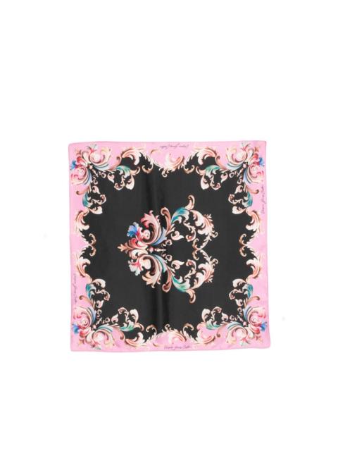 VERSACE JEANS COUTURE floral-print scarf