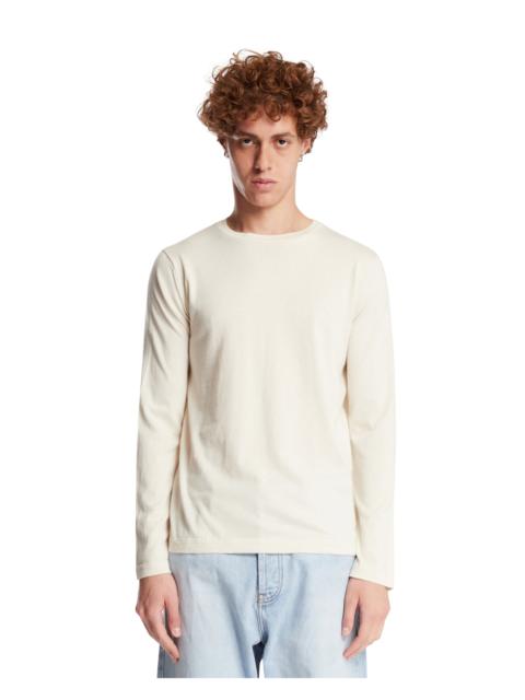 extreme cashmere White Cotton and Cashmere T-Shirt