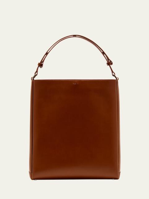 Plan C Folded Tote Bag in Vitello Leather