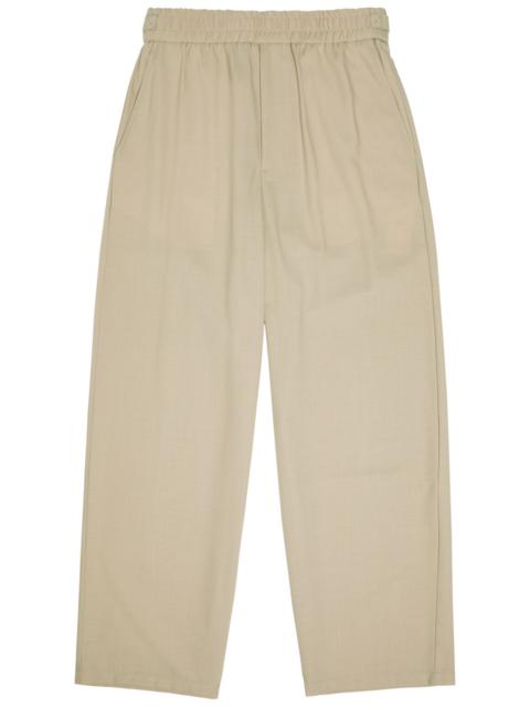 AMI Paris Ami Paris Melange Wool Trousers