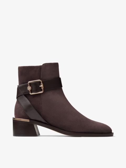 Clarice 45
Coffee Suede and Leather Ankle Boots