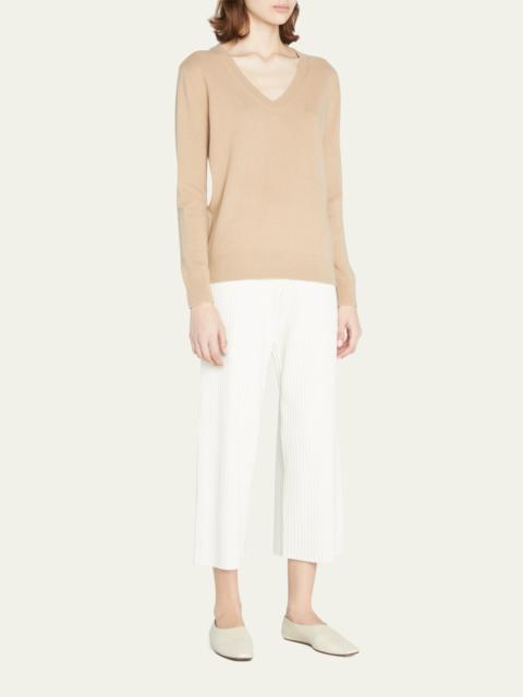 Vince Weekend V-Neck Cashmere Pullover Sweater