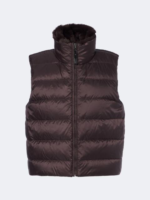 Max Mara Zip-up puffer vest