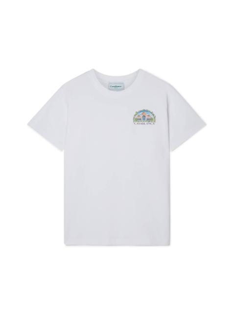 CASABLANCA 'CELEBRATION DU SPORT' T-SHIRT | sugar | REVERSIBLE