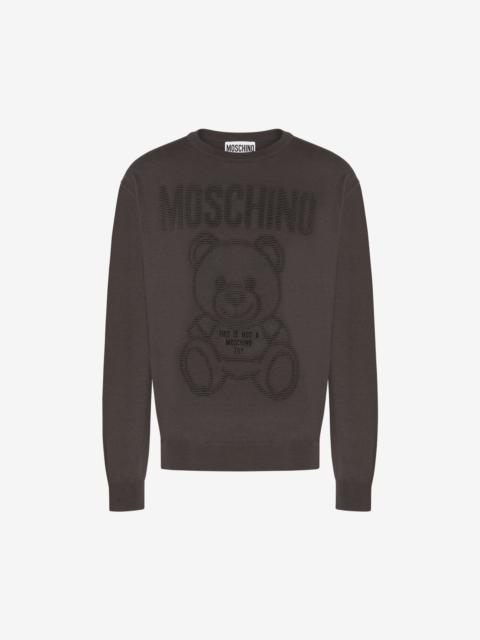 WOOL MOSCHINO TEDDY BEAR PULLOVER