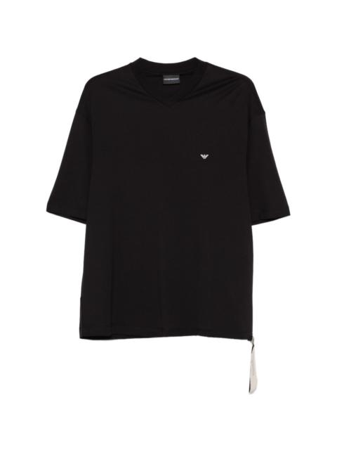 EMPORIO ARMANI V-neck logo T-shirt