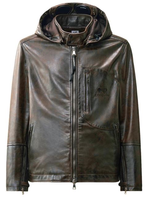 C.P. Company Goggle Leather Jacket