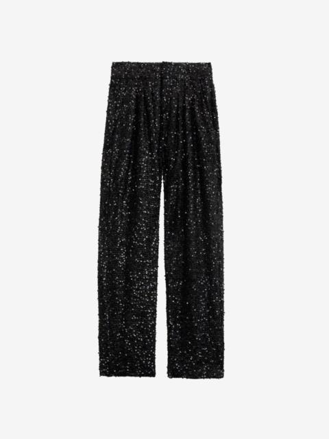 Isabel Marant Black Sequins Madilio Pant | REVERSIBLE