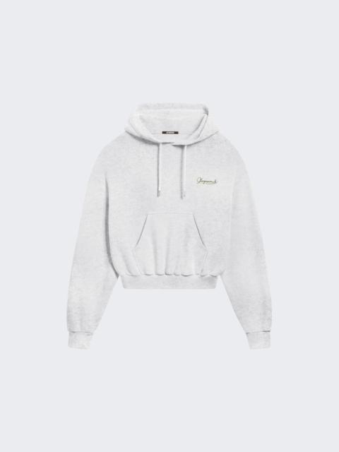 JACQUEMUS Corto Hoodie Uni Club Grey