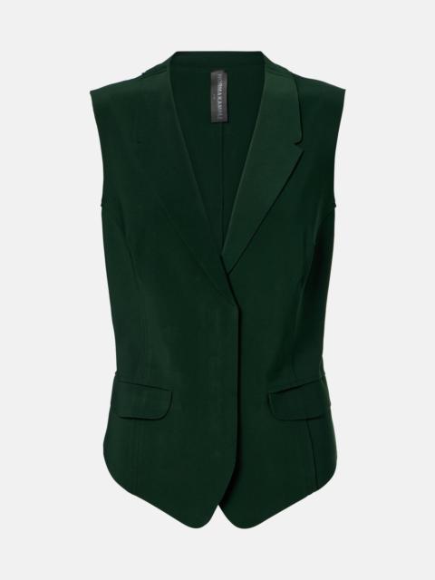 NORMA KAMALI Crêpe vest