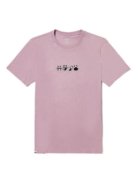 (WMNS) Vans Panda Logo T-shirt 'Pink Mauve' VN000FREBLT