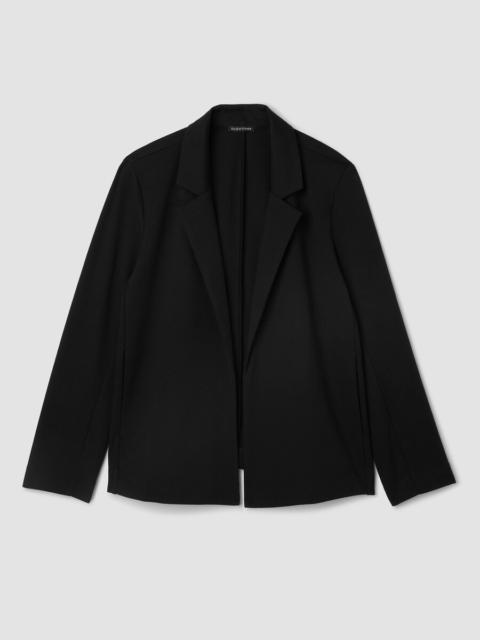 EILEEN FISHER Cotton Blend Ponte Blazer