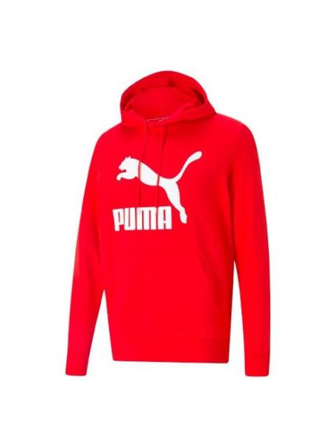 PUMA PUMA Essentials Fleece Hoodie 'Red White' 531369-11