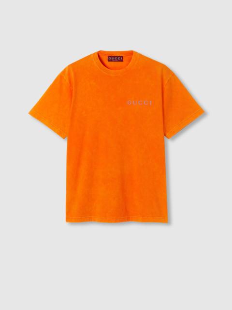 GUCCI Printed cotton jersey T-shirt