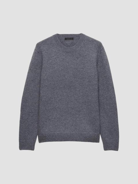 Prada Men's Wool Crewneck Sweater - Grey