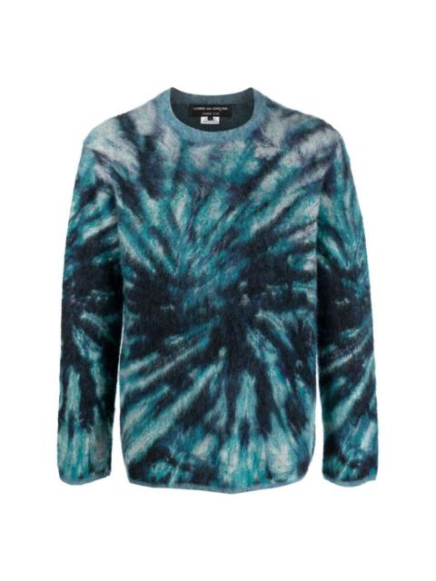 tie-dye mohair-wool jumper