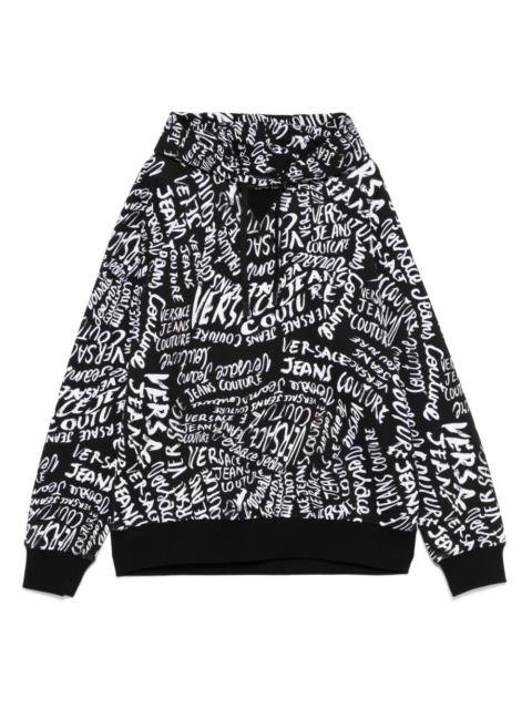 VERSACE JEANS COUTURE Logomania-printed hoodie