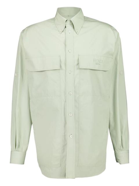 FENDI button-up pocket shirt