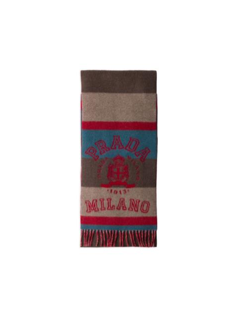 Prada wool and cashmere scarf