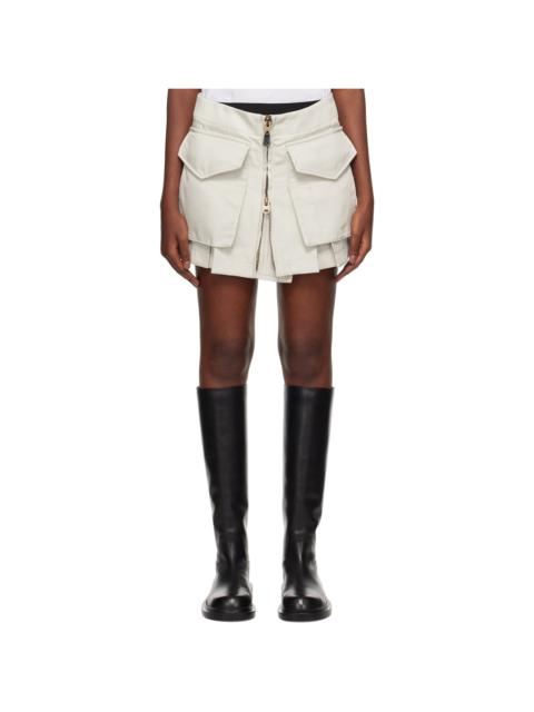 sacai Gray Spiewak Edition Skort