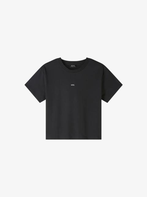 A.P.C. BOXY MICRO LOGO T-SHIRT