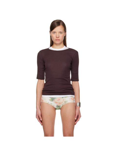 FLORE FLORE Brown Anna T-shirt