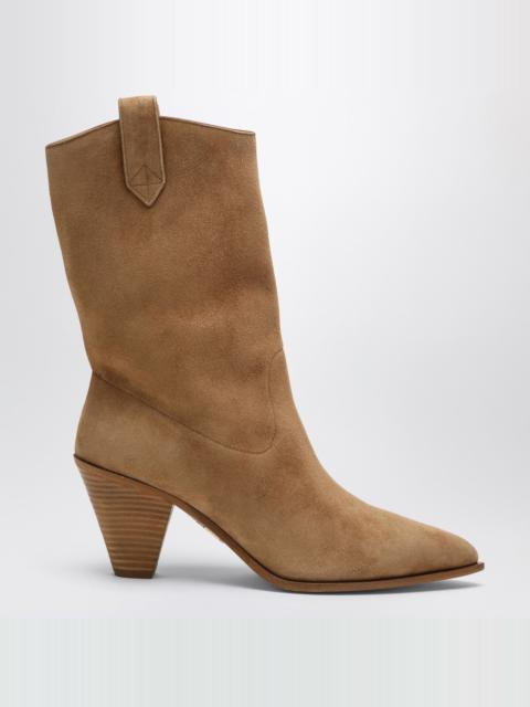 AQUAZZURA Boogie camel-coloured Texan boots