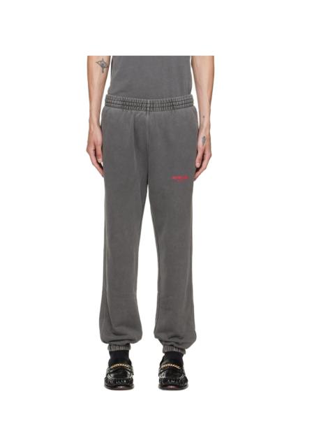REPRESENT Gray Printed 'Owners Club' Sweatpants