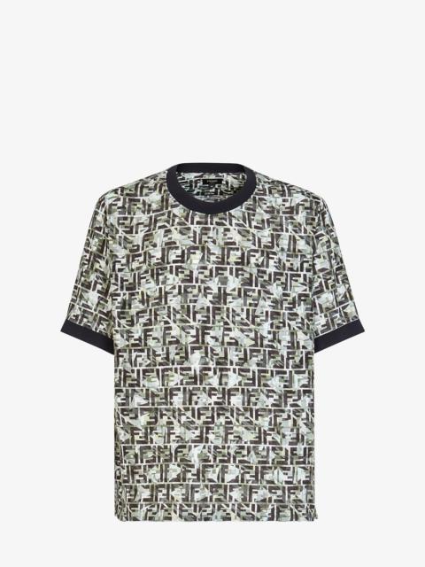 FENDI Multicolor viscose T-shirt