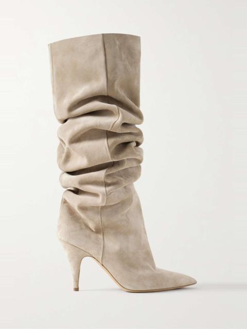 KHAITE River suede boots