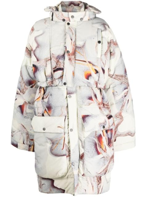 HENRIK VIBSKOV padded drawstring-hooded parka coat