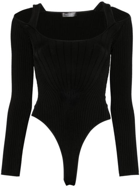MUGLER sculpting knit bodysuit