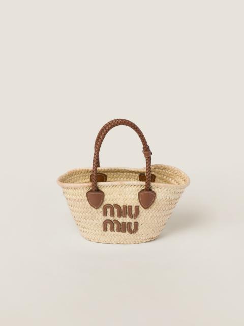 Miu Miu Woven fabric tote bag
