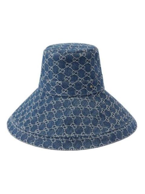 GUCCI Gucci Eco Washed-Denim Bucket Hat 'Blue' 631958-3HAAH-4900