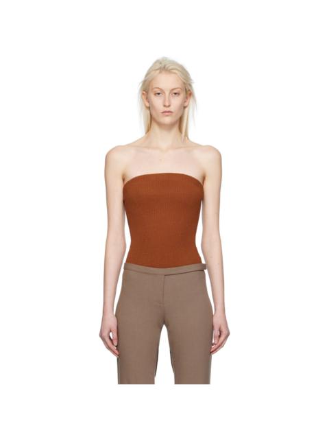 CAMILLA AND MARC Brown Corbin Bodysuit