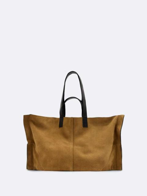 ALLSAINTS LUTECE REVERSIBLE SUEDE TOTE BAG