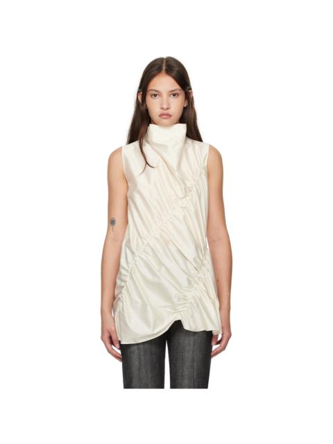 GIA STUDIOS Off-White Renee Tank Top