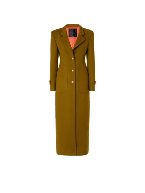 PINKO LONG COAT IN WOOL-BLEND CLOTH