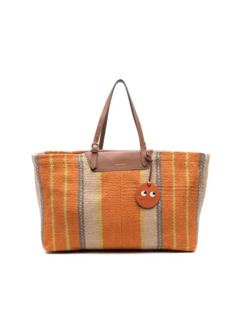 Anya Hindmarch raffia tote bag