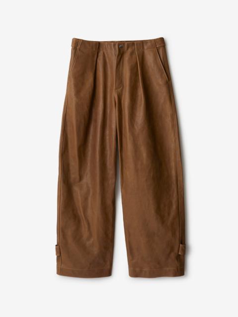 Burberry Leather Biker Trousers