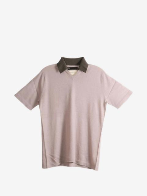 FRENCKENBERGER V-neck polo shirt