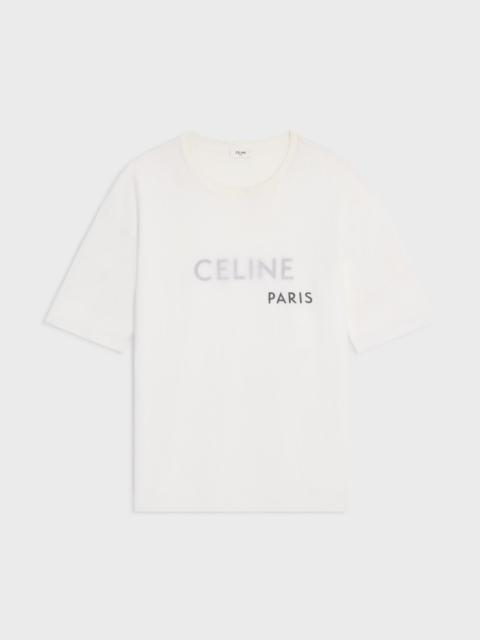 CELINE double layered t-shirt IN FINE COTTON JERSEY